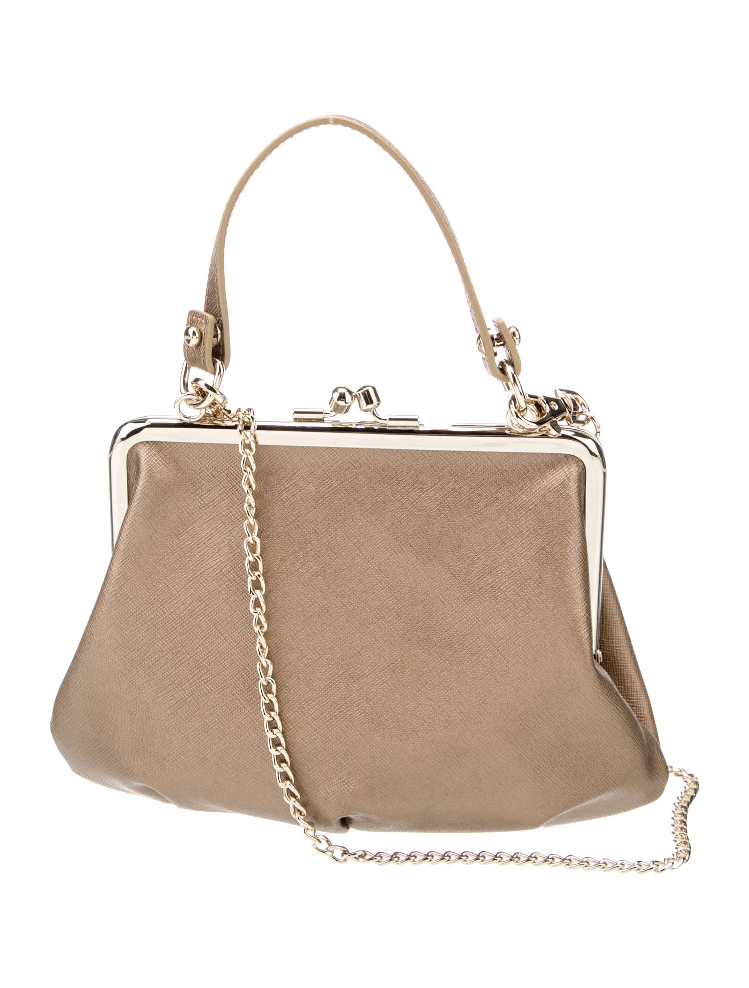 Vivienne Westwood Embossed Leather Top Handle Bag